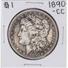 Image 1 : 1890-CC $1 Morgan Silver Dollar Coin