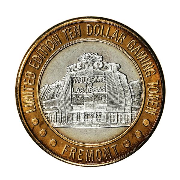 .999 Fine Silver Sam Boyd's Fremont Las Vegas, NV $10 Limited Edition Gaming Token