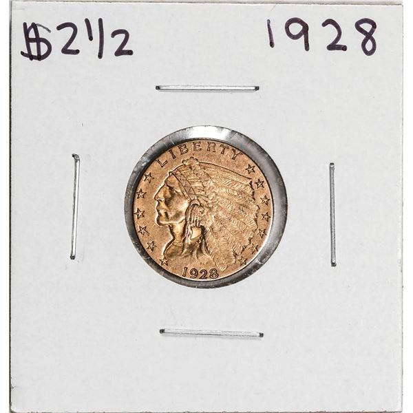 1928 $2 1/2 Indian Head Quarter Eagle Gold Coin