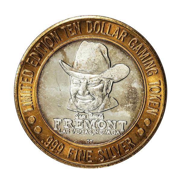 .999 Fine Silver Sam Boyd's Fremont Las Vegas, NV $10 Limited Edition Gaming Token
