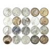 Image 2 : Lot of (20) $1 Peace Silver Dollar Coins Culls