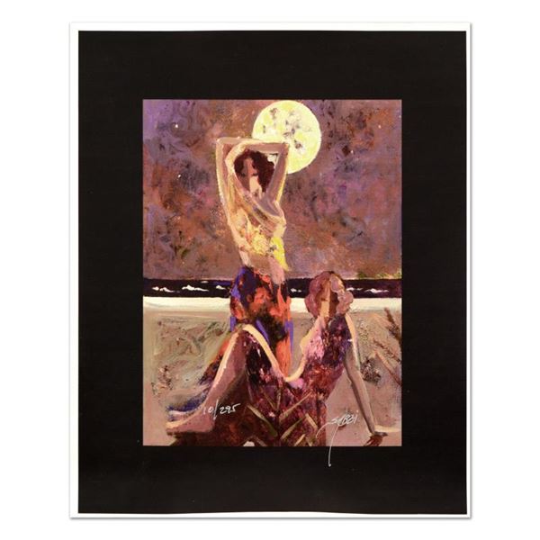 Sabzi "Tampa Night" Print Giclee On Canvas