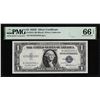 Image 1 : 1935F $1 Silver Certificate Note Fr.1615 PMG Gem Uncirculated 66EPQ