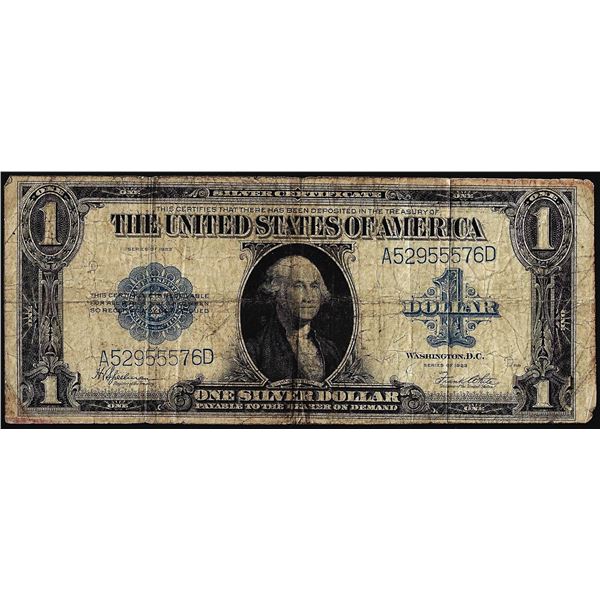 1923 $1 Silver Certificate Note