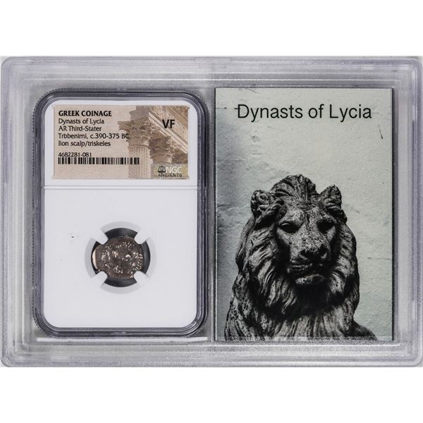 Greek Dynasts of Lycia Trbbenimi c.390-375 BC AR Third-Stater Ancient Coin NGC VF