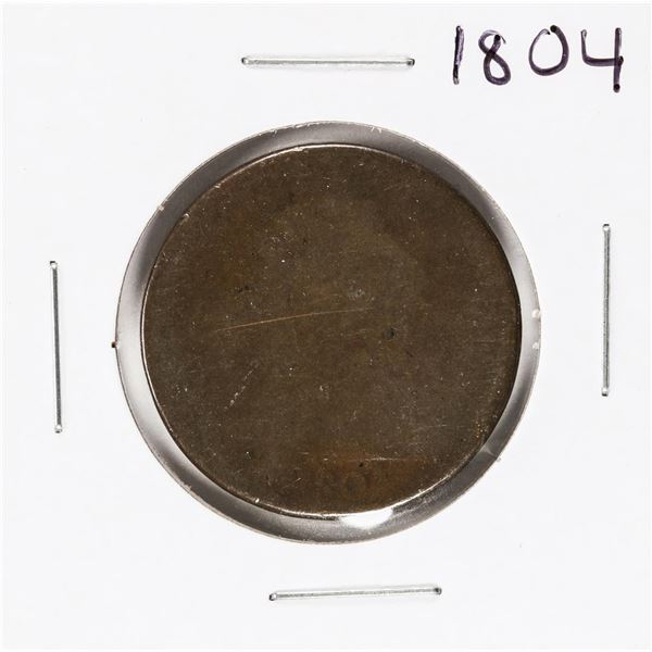 1804 Draped Bust Large Cent Coin