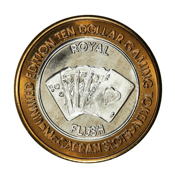 .999 Silver McCarran International Airport Las Vegas, NV $10 Limited Casino Token