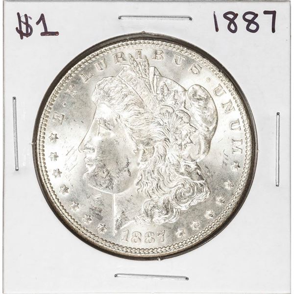 1887 $1 Morgan Silver Dollar Coin
