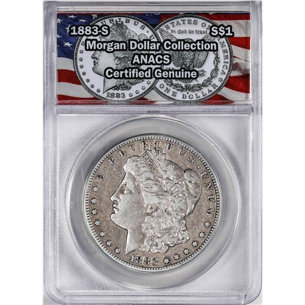1883-S $1 Morgan Silver Dollar Coin ANACS Genuine
