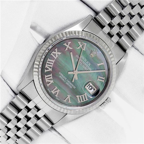 Rolex Men's Stainless Steel Datejust Watch