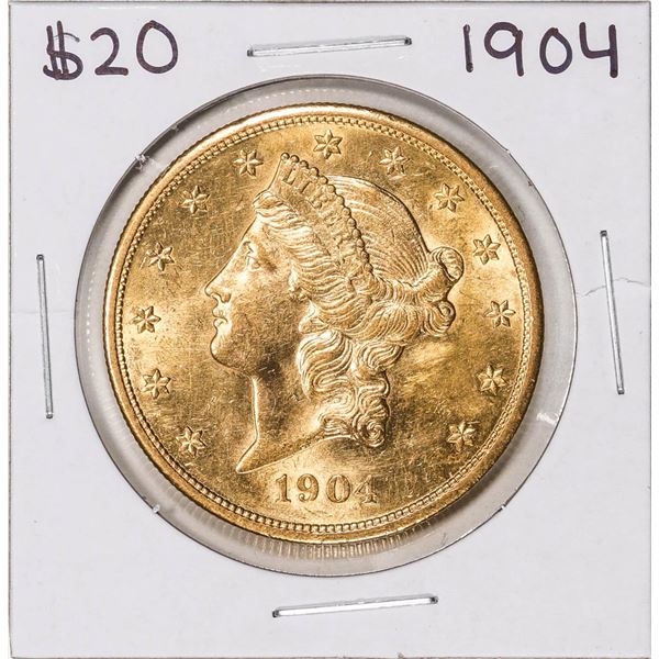 1904 $20 Liberty Head Double Eagle Gold Coin