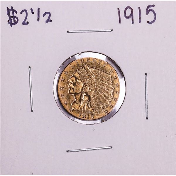 1915 $2 1/2 Indian Head Quarter Eagle Gold Coin