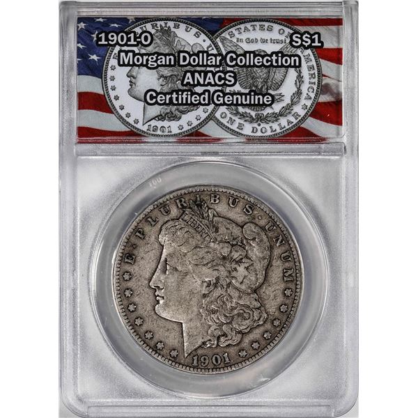 1901-O $1 Morgan Silver Dollar Coin ANACS Genuine
