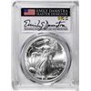 Image 1 : 2021 Type 2 $1 American Silver Eagle Coin PCGS MS70 Damstra Signature First Strike