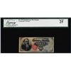 Image 1 : 1863 Fourth Issue Fifty Cents Fractional Currency Note Fr.1376 Legacy Very Fine 25