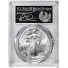 Image 1 : 2021-(S) Ty. 1 $1 American Silver Eagle Coin PCGS MS70 Cleveland Signed San Francisco