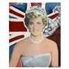 Image 1 : Steve Kaufman (1960-2010) "Princess Diana" Original Mixed Media on Canvas