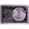 Image 1 : 2012 $1 American Silver Eagle Coin & 2oz Silver Bar Set