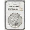 Image 1 : 1997-P $1 Proof American Silver Eagle Coin NGC PF69 Ultra Cameo