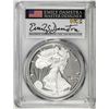 Image 1 : 2021-S Type 2 $1 American Silver Eagle Coin PCGS PR70DCAM Emily Damstra Signature FS