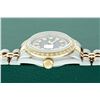 Image 8 : Rolex Ladies Two Tone Quickset Blue Diamond Datejust Wristwatch