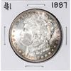 Image 1 : 1887 $1 Morgan Silver Dollar Coin Nice Toning