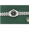 Image 3 : Rolex Ladies Stainless Steel Diamond and Emerald Datejust Wristwatch