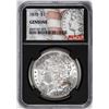 Image 1 : 1879 $1 Morgan Silver Dollar Coin NGC Genuine