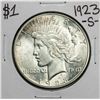 Image 1 : 1923-S $1 Peace Silver Dollar Coin
