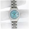 Image 2 : Rolex Ladies Stainless Steel Diamond Datejust Watch With Rolex Box