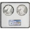 Image 2 : 1986-S & 2021-S First Year of Issue $1 Proof Silver Eagle Coin Set NGC PF69 Ultra Cameo