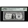 Image 1 : 1935G No Motto Silver Certificate Note Fr.1616 PMG Superb Gem Uncirculated 67EPQ