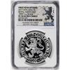 Image 1 : 2017 Netherlands Proof Lion Dollar Restrike Silver Coin NGC PF70 Ultra Cameo FYOI