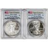Image 2 : Lot of 2013-(S) & 2013-(W) $1 American Silver Eagle Coins PCGS MS69 First Strike