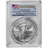 Image 1 : 2021-(S) Type 2 $1 American Silver Eagle Coin PCGS MS70 First Strike Emergency Issue