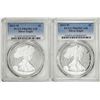 Image 1 : Lot of 2012-W & 2013-W $1 Proof American Silver Eagle Coins PCGS PR69DCAM