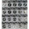 Image 6 : 1986-2017 $1 American Silver Eagle (40) Coin Set ANACS MS69 w/ Boxes