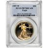 Image 1 : 1987-W $50 Proof American Gold Eagle Coin PCGS PR70DCAM