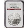 Image 1 : 2006 $1 American Silver Eagle Coin NGC MS69 Box #8 First Strikes