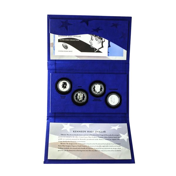 2014 50th Anniversary Kennedy Half Dollar Coin Collection Set with Box and COA