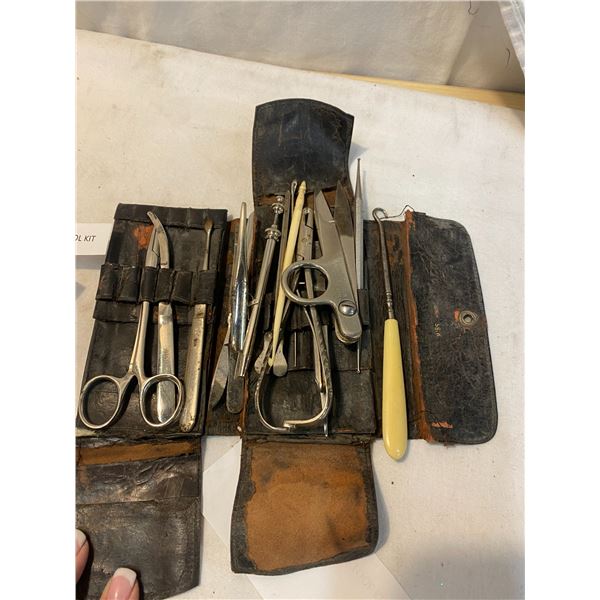 Vintage medical tool kit