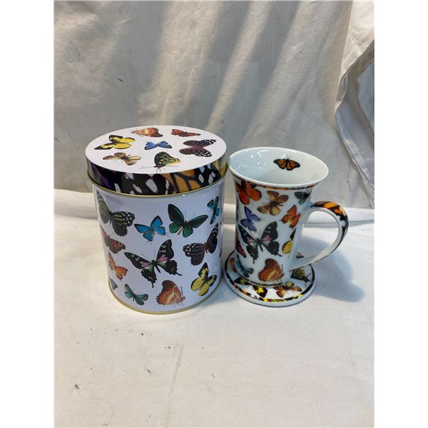 Butterfly mug gift set