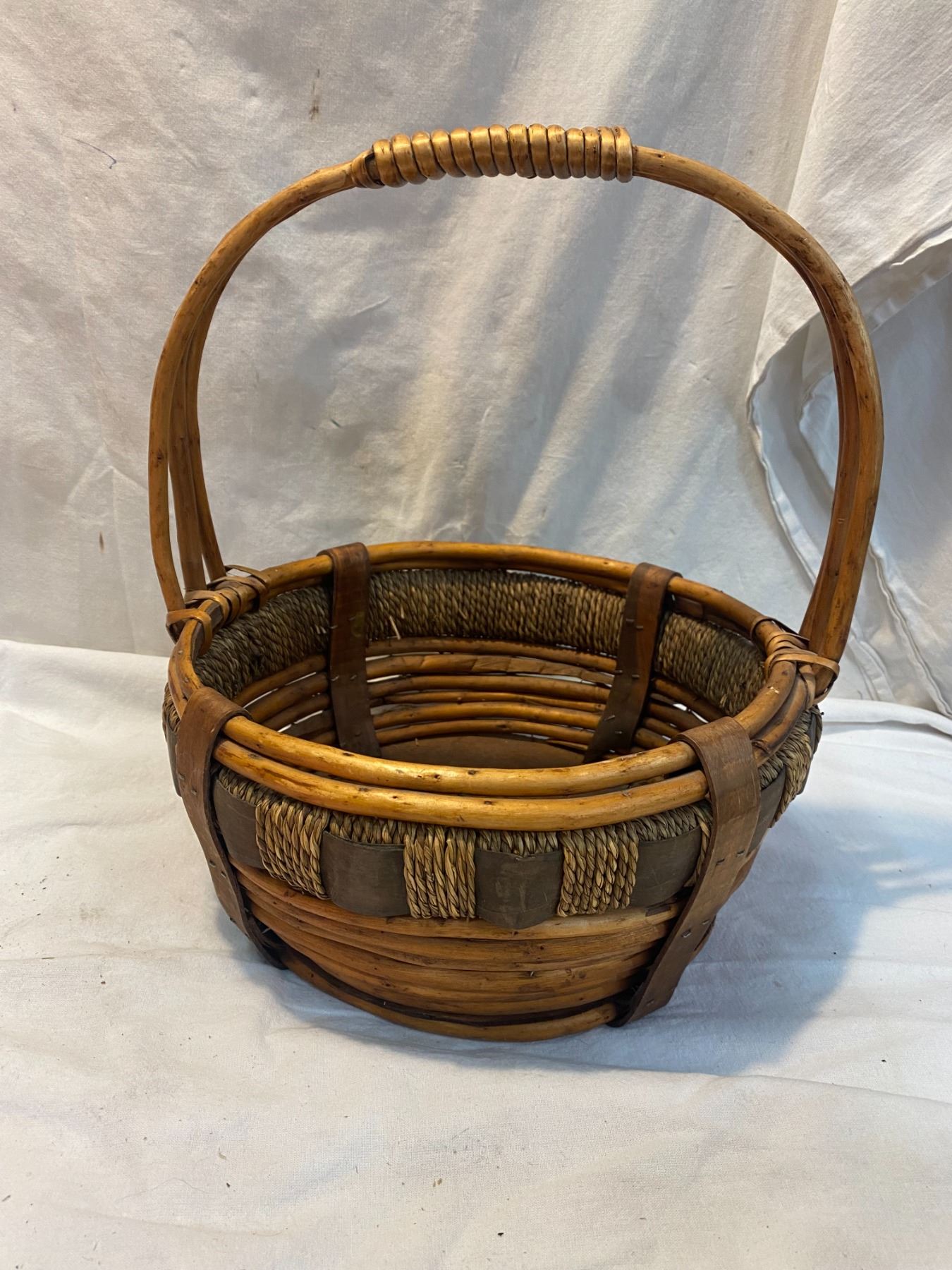 Willow, reed,grass basket