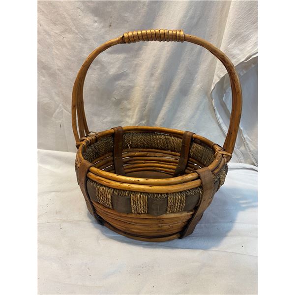 Willow, reed,grass basket