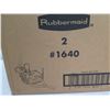 Image 3 : Qty 2 Rubbermaid 1640 Universal Water Cooler Mounting Brackets