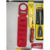 Image 2 : Misc Tools: Stanley Blades, Drivers, Nail Claw/Chisel, SafeWaze Roof Anchor, etc