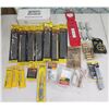 Image 1 : Misc Tools: Stanley SurForm Blades, 3M Roof Anchor, Templaco Router Templates, Stabila Kit, etc