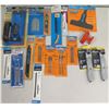 Image 1 : Misc Tools: Norton Sanding Kit, Spyder Jig Saw & Bore Blades. Scrapers, Bosch Bristle Brush, etc