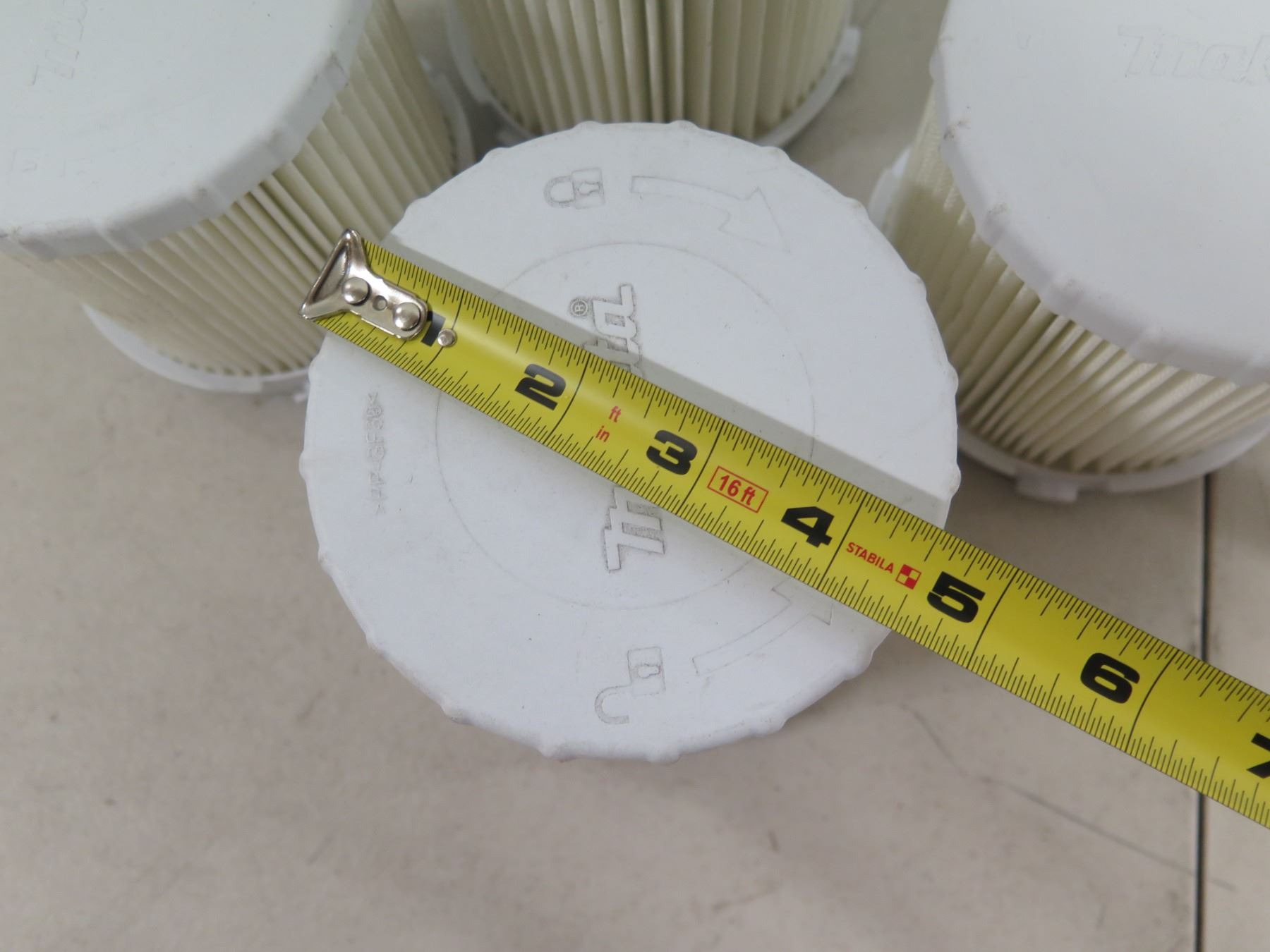 Qty 4 Makita PP GF30 Round Vacuum Filters 4 5 D X 4 5 H Qty 4 Makita PP GF30 Round Vacuum Filters 4 5 D X 4 5 H