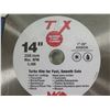 Image 2 : Qty 2 MK Diamond 171169 TLX Super Fast Turbo 14" Arbor Blades